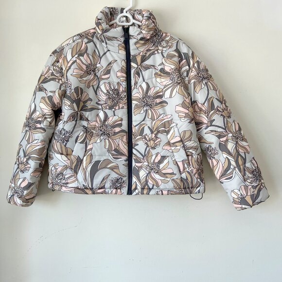 NEW Badgley Mischka Vintage Print Puffer Coat, Size L - Picture 9 of 16